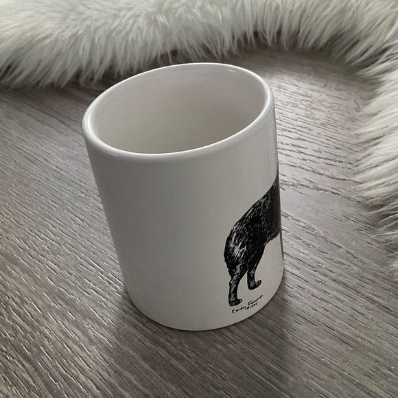 🐾 CINDY FARMER Vintage 1990 Schipperke Dog Coffee Mug Hand Decorated - Picture 4 of 6